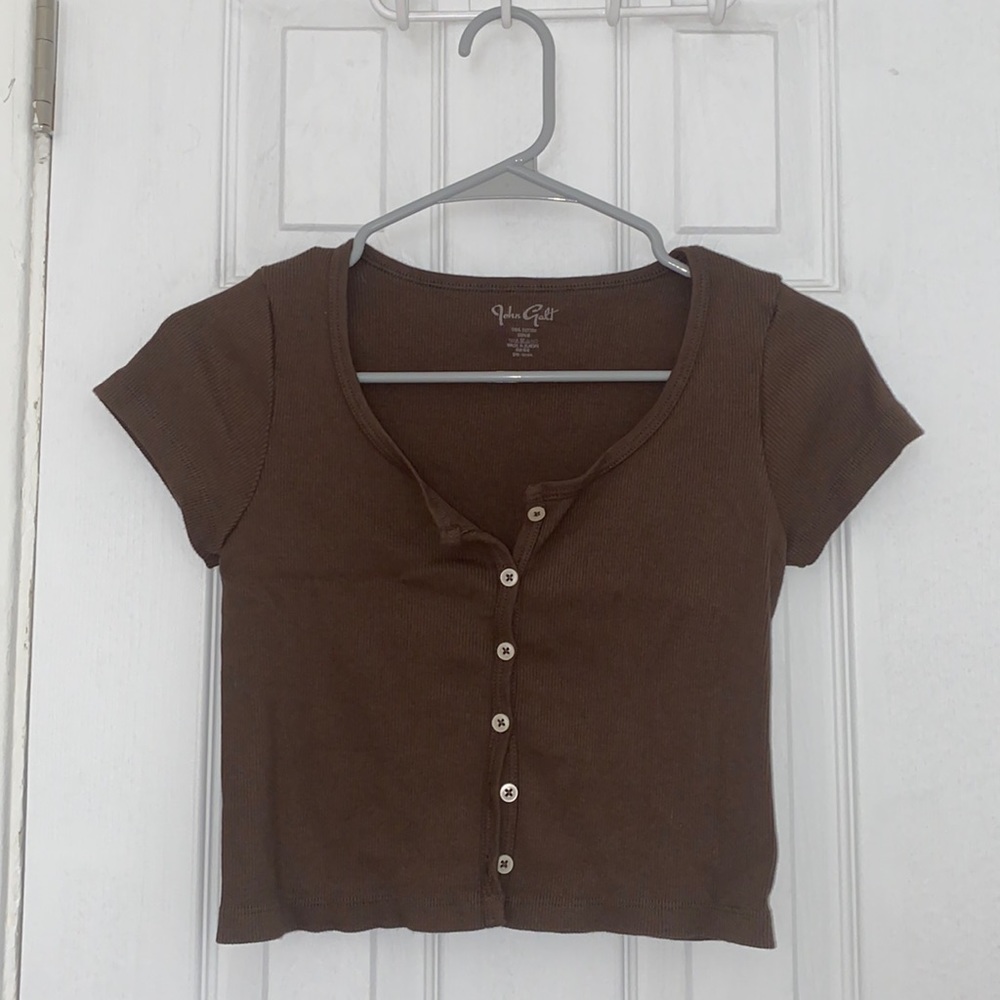 Pacsun brand button short sleeve